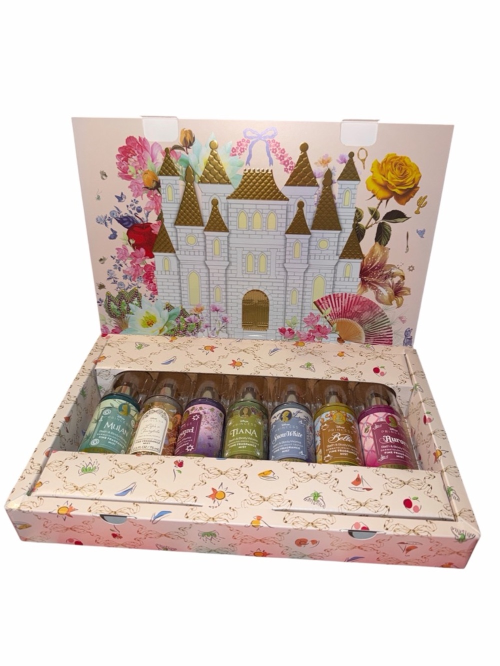 Bath & Body Woks Princess Castle Fragrance Spray Set - Floral Multi-Color